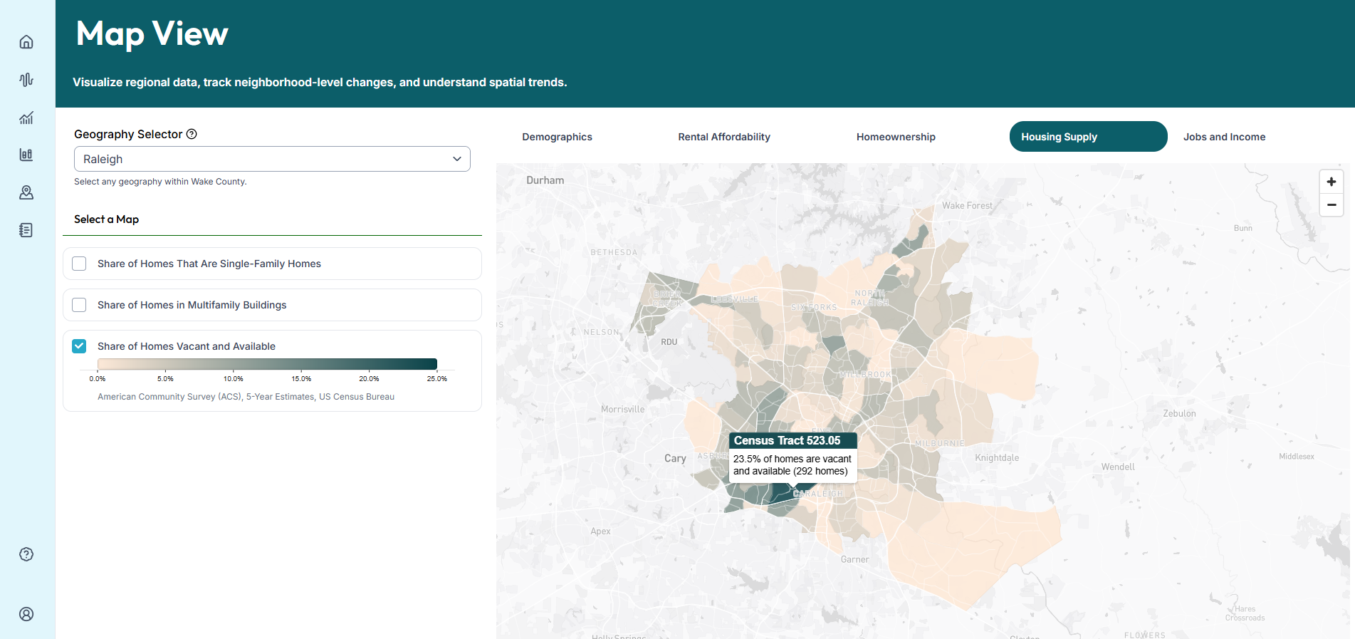 Wake Housing Data Platform overview